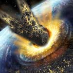 Asteroid Hitting Earth