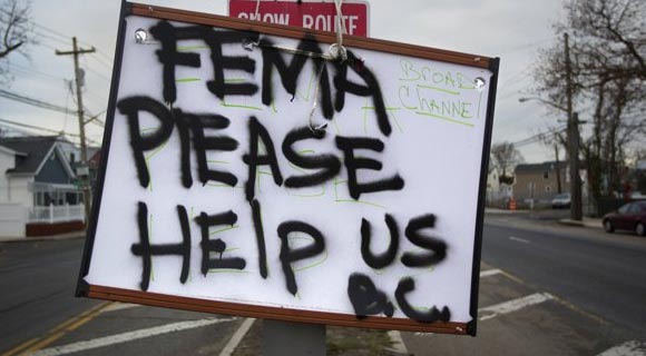 Fema Please Help Sign