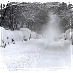 Snow on the streets
