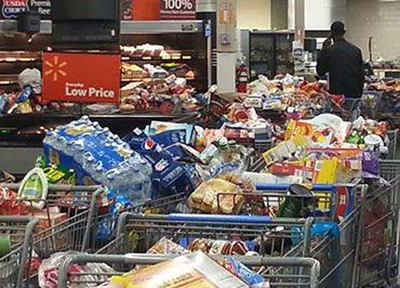 Shopping Carts during EBT Outage