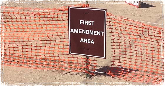 First Amendment Zone in Nevada