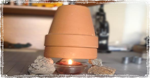 The Single Candle Clay Pot Heater