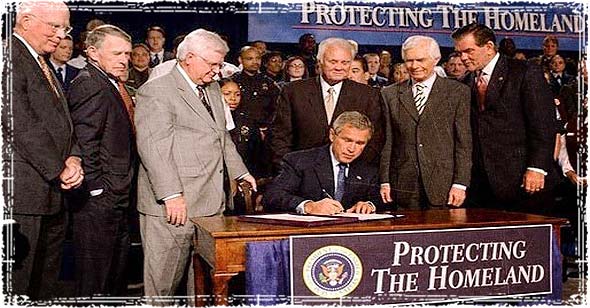 George Bush Signing Bill