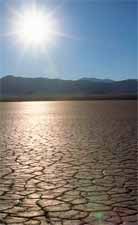 hot desert sun