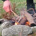 Firestarting with a Fire Plough