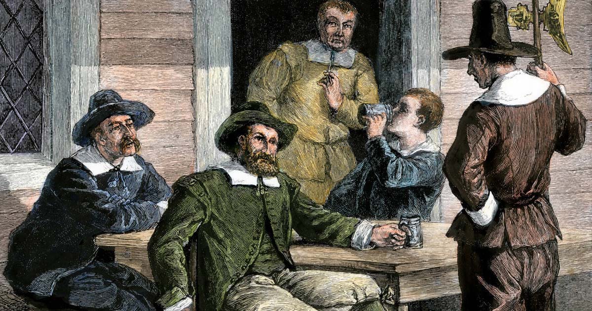 Puritans in colonial Massachusetts