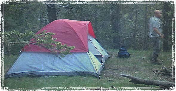 Tent in the Woods