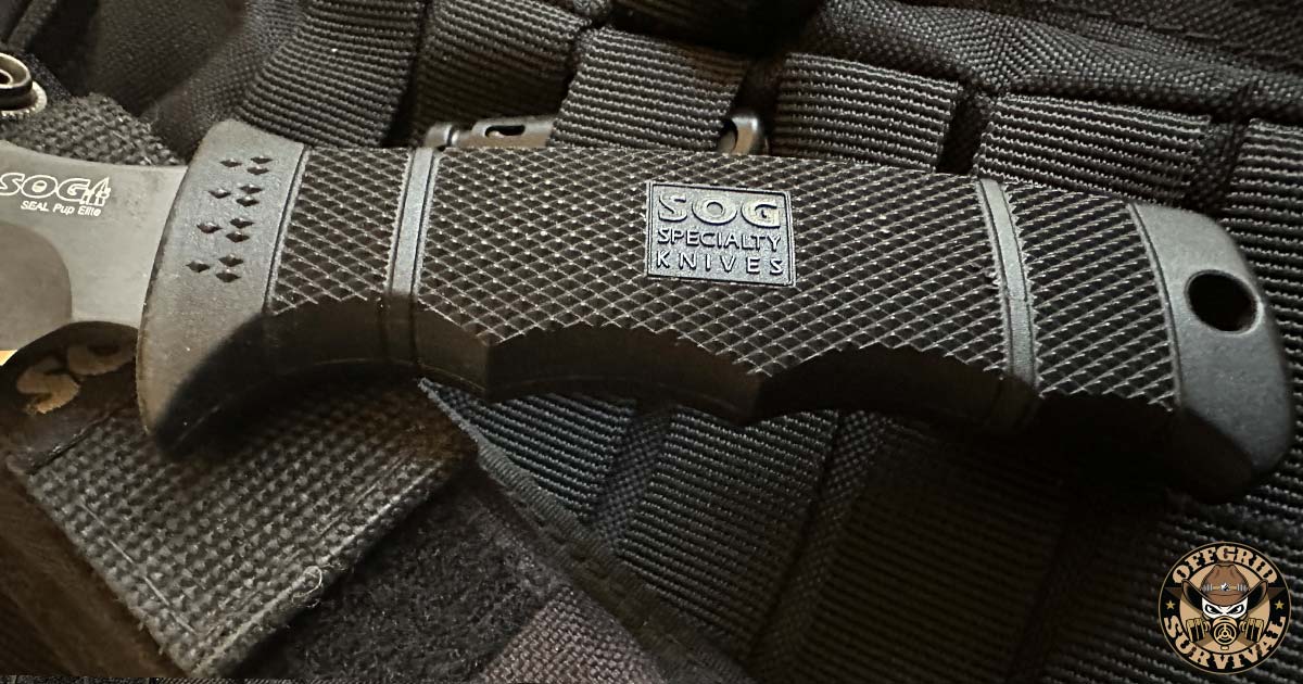 SOG Seal Pup Handle after over a decade of use