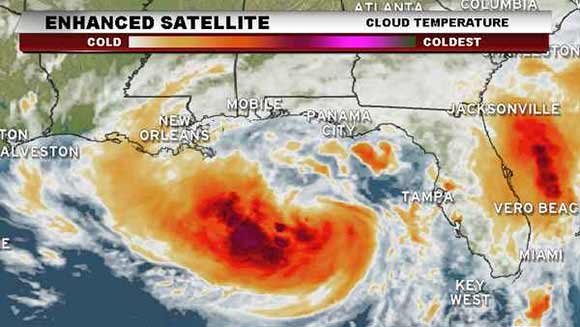 Isaac on track to Hit New Orleans