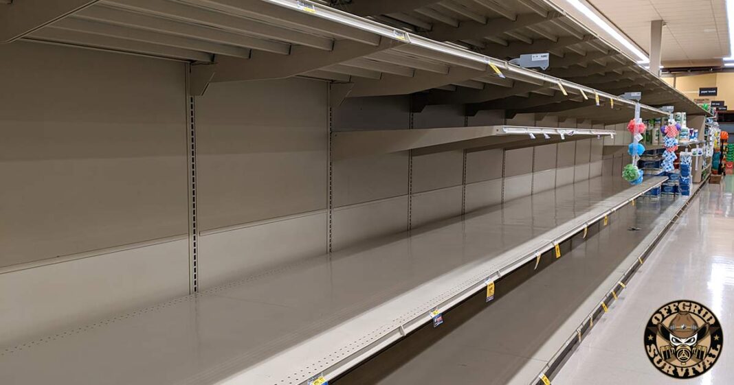 This is Why We Prep Empty Store Shelves during a disaster