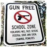 Gun Free Zone Sign