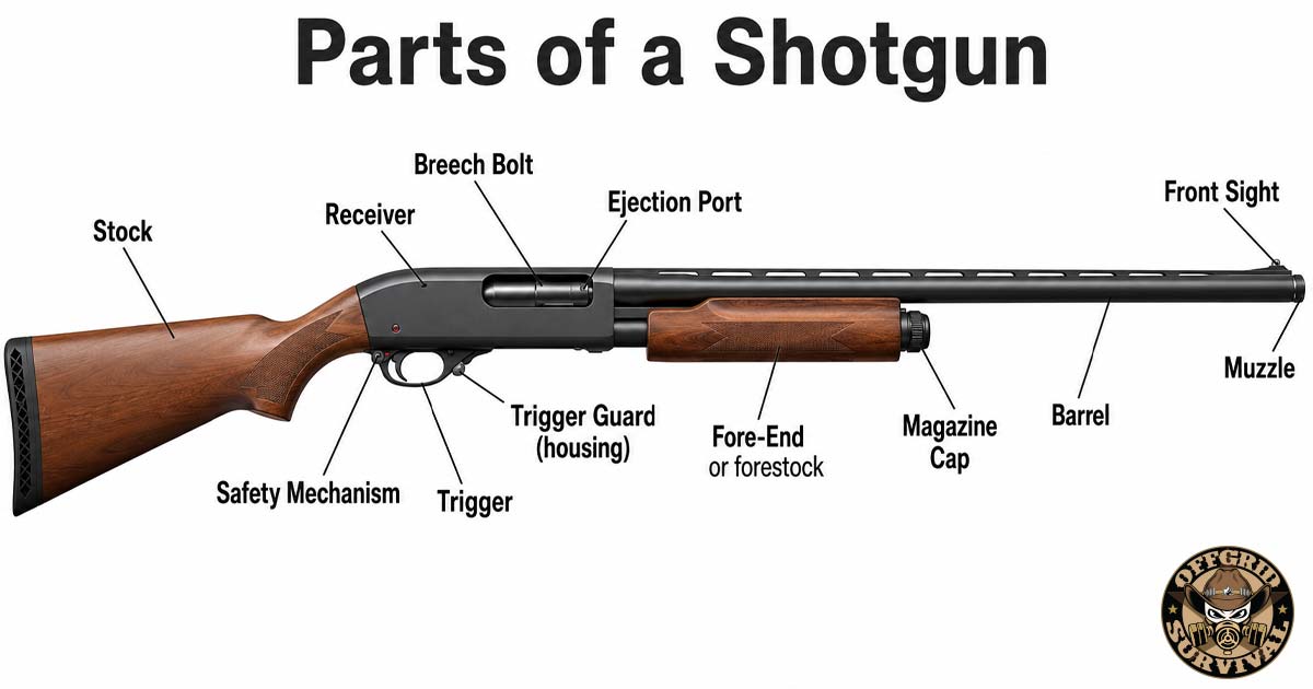 Pump-Shotgun Parts Diagram of Parts