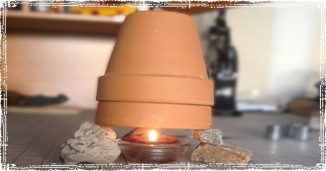 The Single Candle Clay Pot Heater
