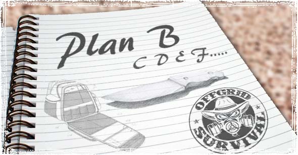 Emergency Plan on a notebook page