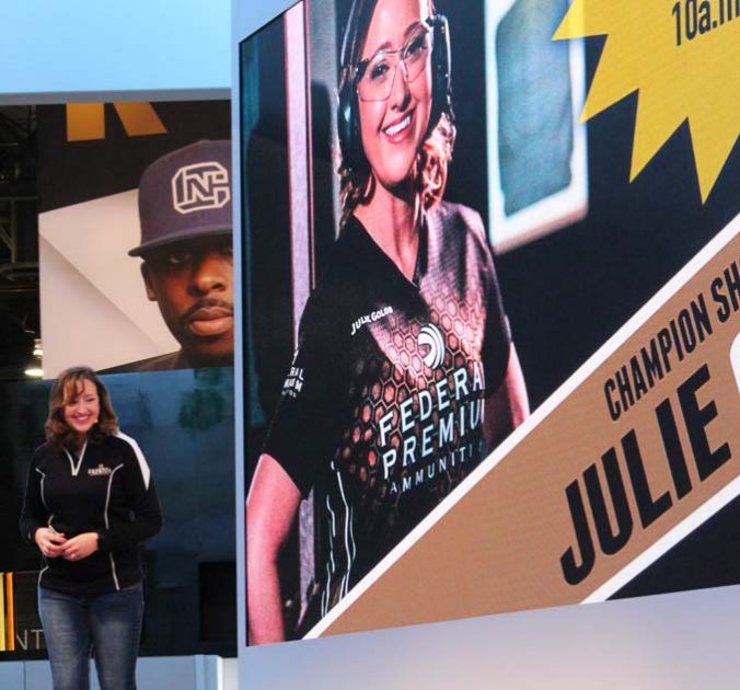 Professional competition shooter, Julie Golob