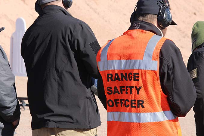 Range Safety Officer at SHOT Show