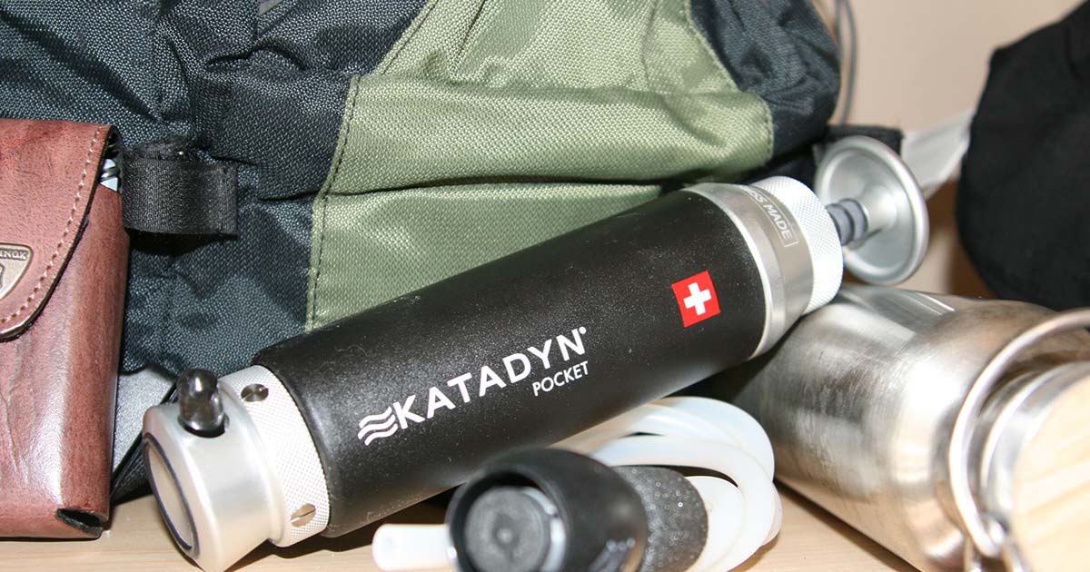 Katadyn Micro Filter Hiker Pro Survival Backpacking Water Filtration System