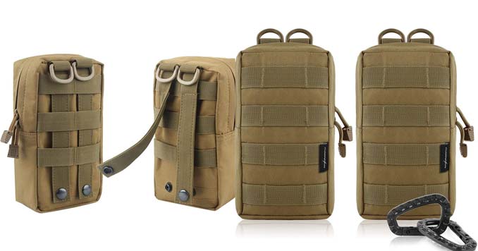 
MOLLE Backpack pouches