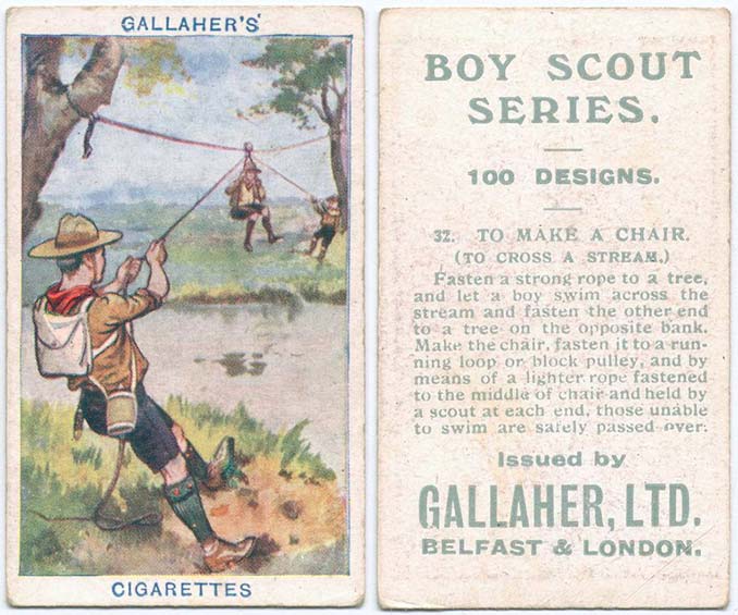 Boy Scout Cigarette Cards