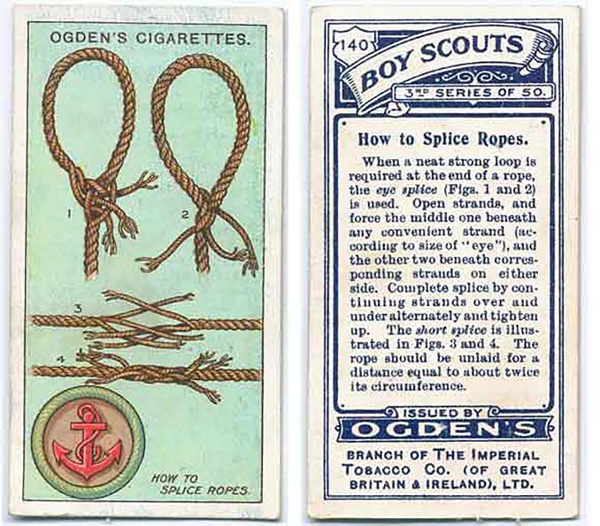 Imperial Tobacco Boy Scout Cards