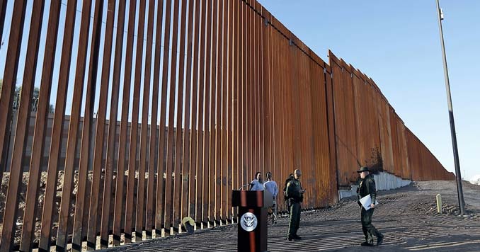Trump's bollard wall that's not a wall