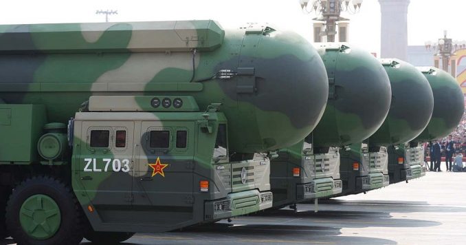 The Chinese Dongfeng 41 ICBM