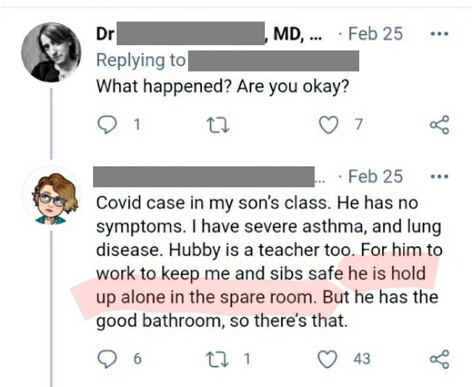 Parents Isolating their kids in Quarantine 
