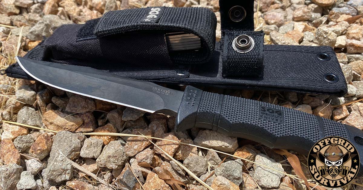  Full Tang Fixed Blade Survival Knife for Camping, Hunting, and  Outdoor Bushcraft - 1095 High Carbon Steel with Kydex Sheath - Perfect for  EDC and Self Defense Weapons : Sports & Outdoors