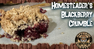 OFFGRID Survival's Homesteader's Blackberry Crumble Dessert
