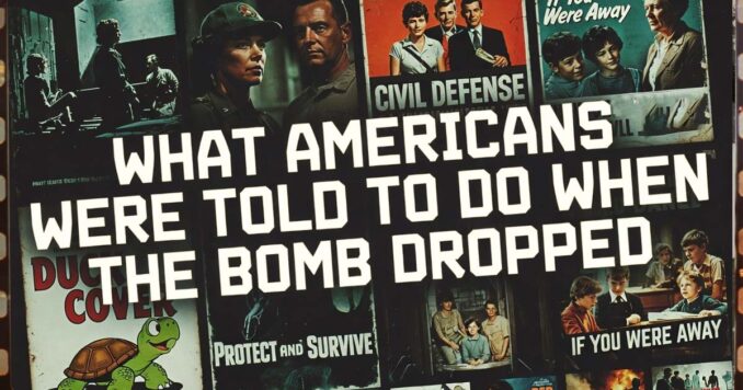 What Americans were told to do during Nuclear Bomb Detonation