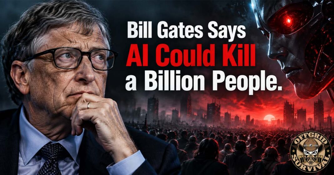 Bill Gates Says AI Could Kill a Billion People.