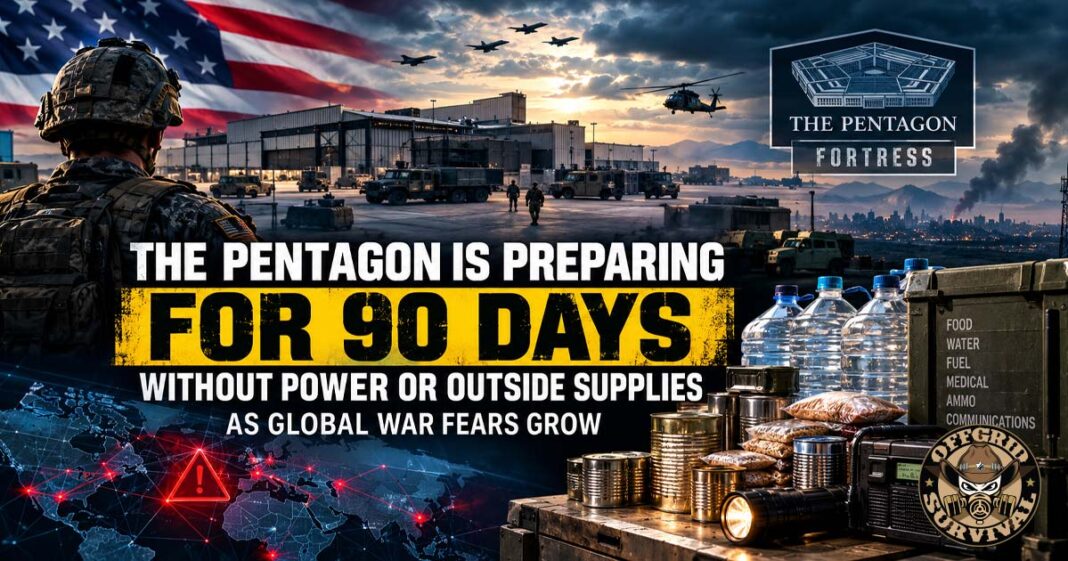 Pentagon Preparing U.S. Military Bases to Survive 90 Days